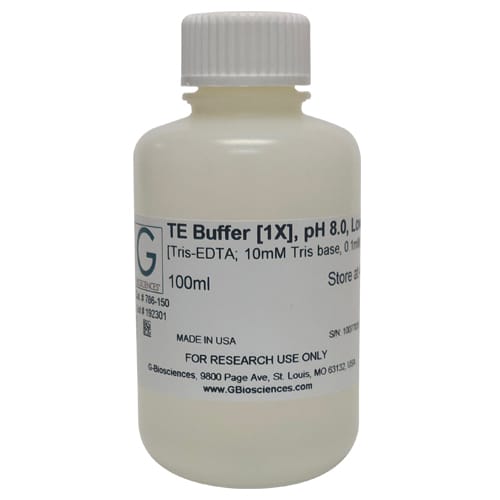 TE Buffer, 1X Solution, pH 8.0, Low EDTA